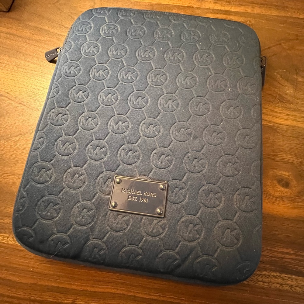 Navy blue Michael Kors IPad Case